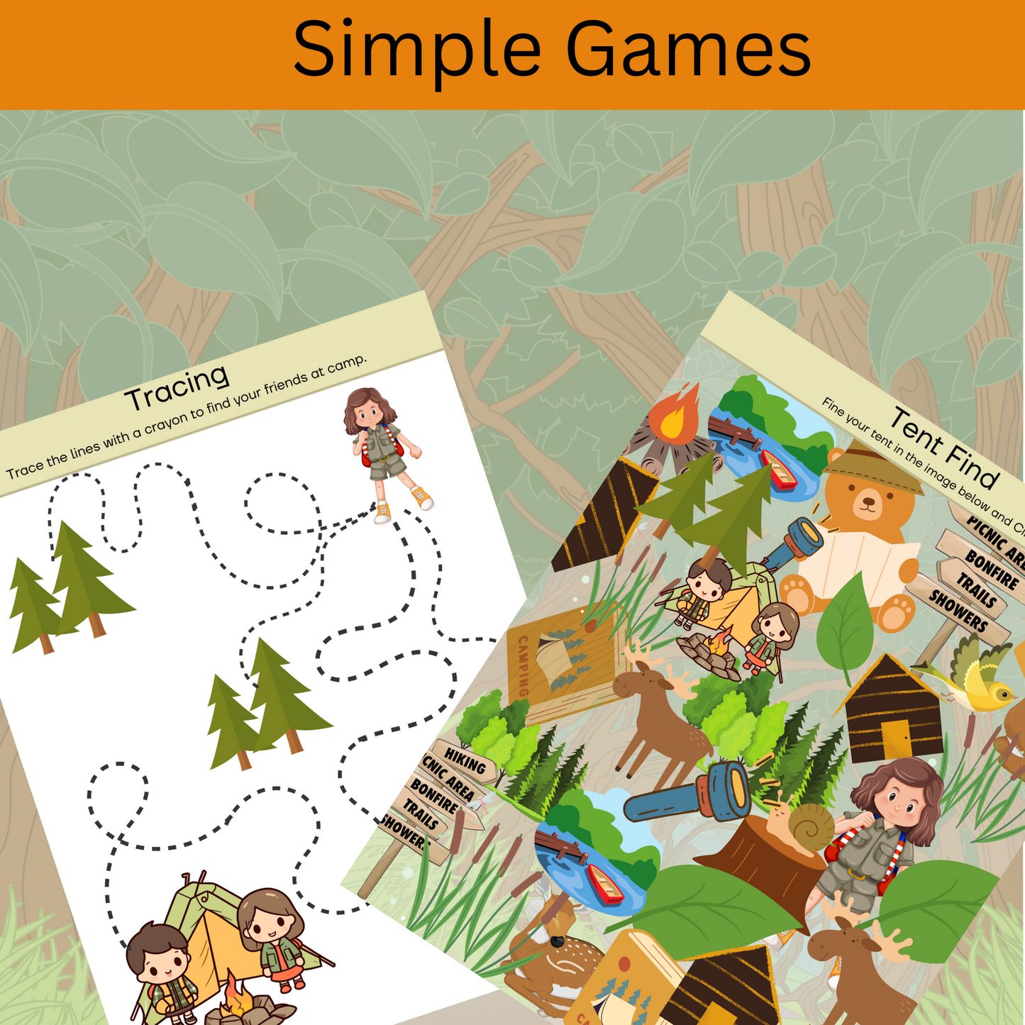 Nature Activities, Printable Kids Toddler Craft, Teacher Resources, Preschool Toddler Activity, Printable Kids Toddler Craft, Escape room