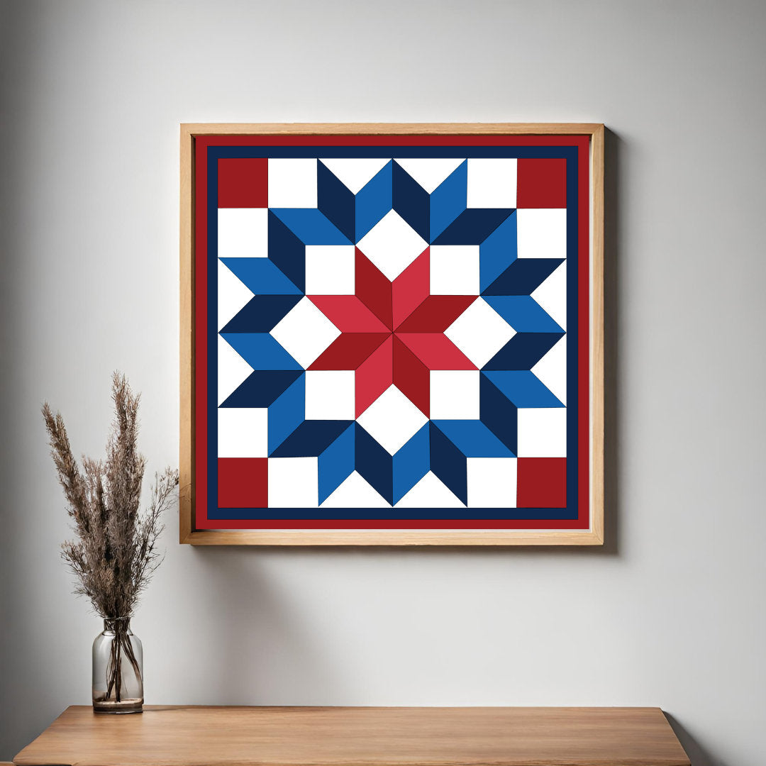 48x48" Carpenter Barn Quilt PDF Pattern, SVG Pattern, Wood quilt to paint for outdoors Bundle