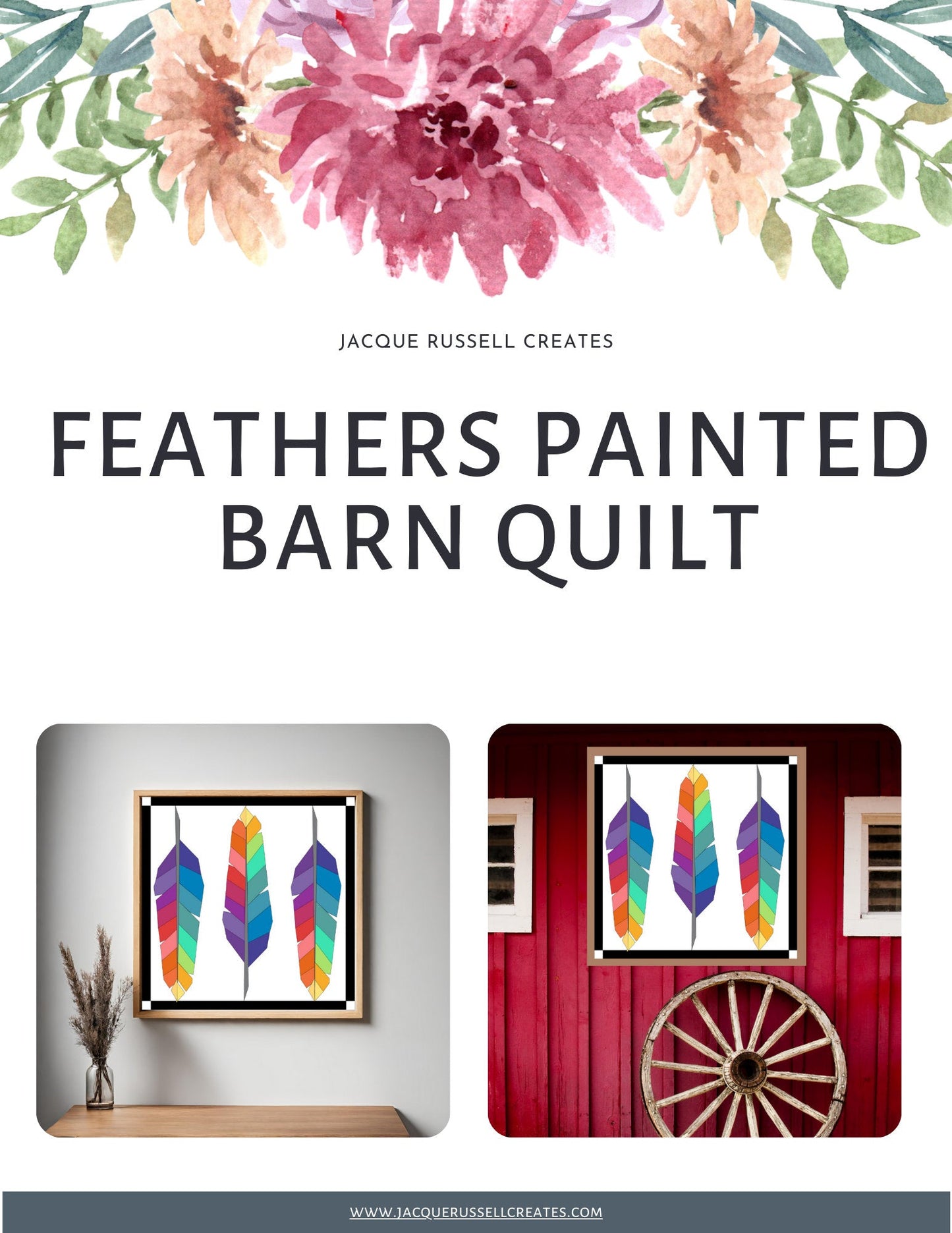 24x24" Feathers barn Quilt PDF Pattern, SVG Pattern, Wood quilt to paint for outdoors Bundle, Barn quilt, wood painted barn quilt patterns