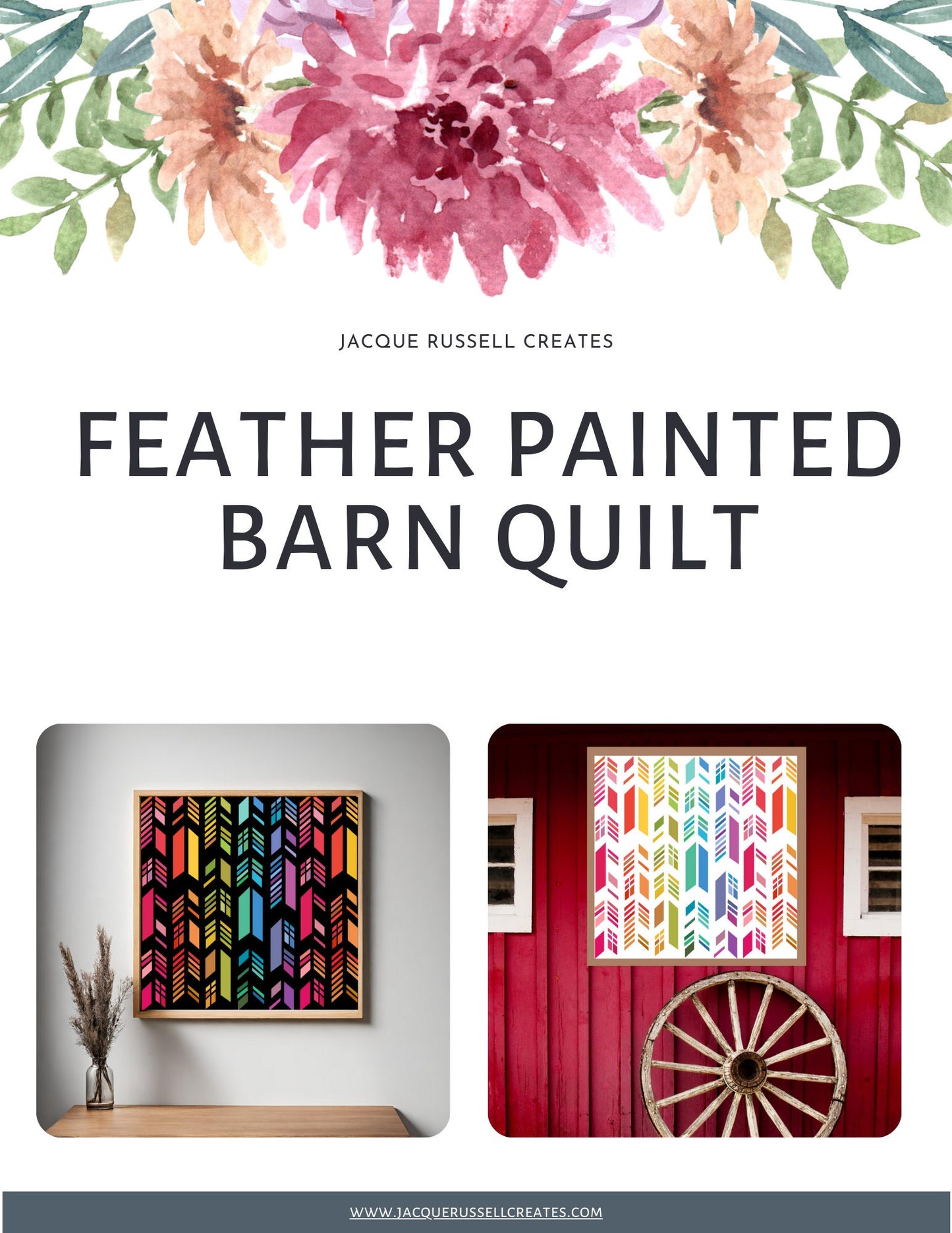 Feather barn Quilt PDF Pattern, SVG Pattern, Wood quilt to paint for outdoors Bundle, Barn quilt, wood painted barn quilt patterns