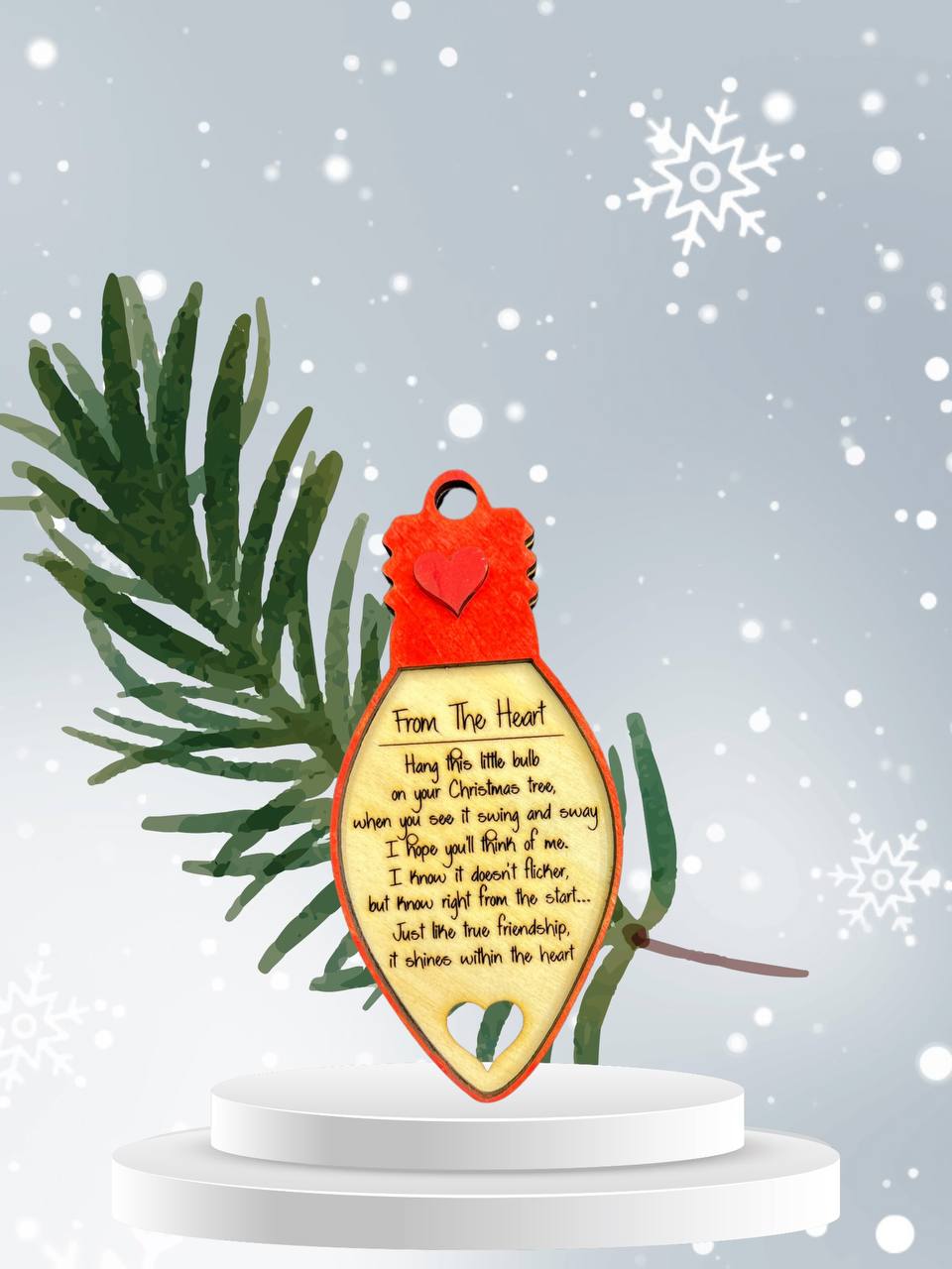 From the Heart Light Ornament