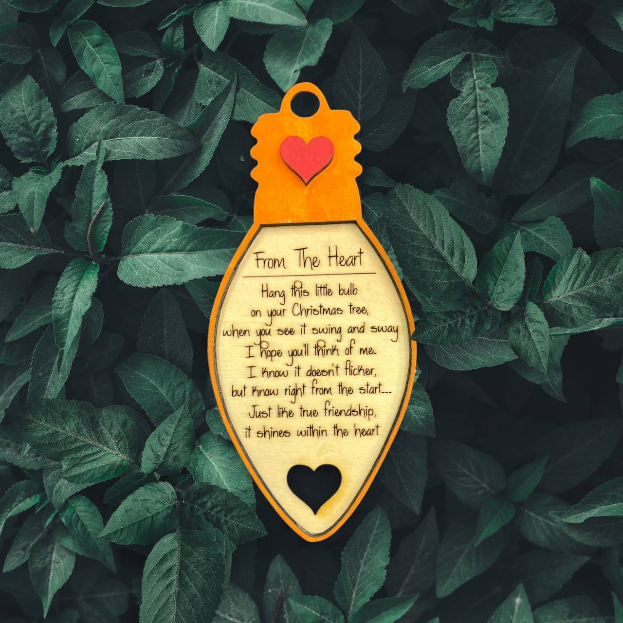 From the Heart Light Ornament