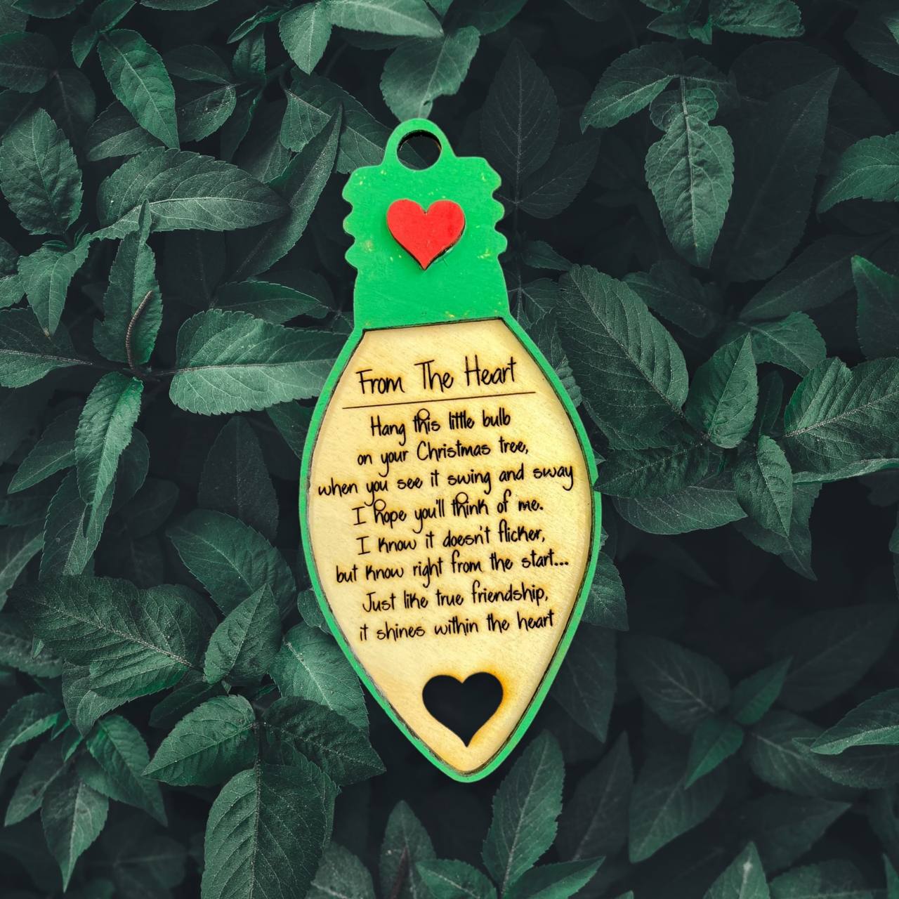 From the Heart Light Ornament