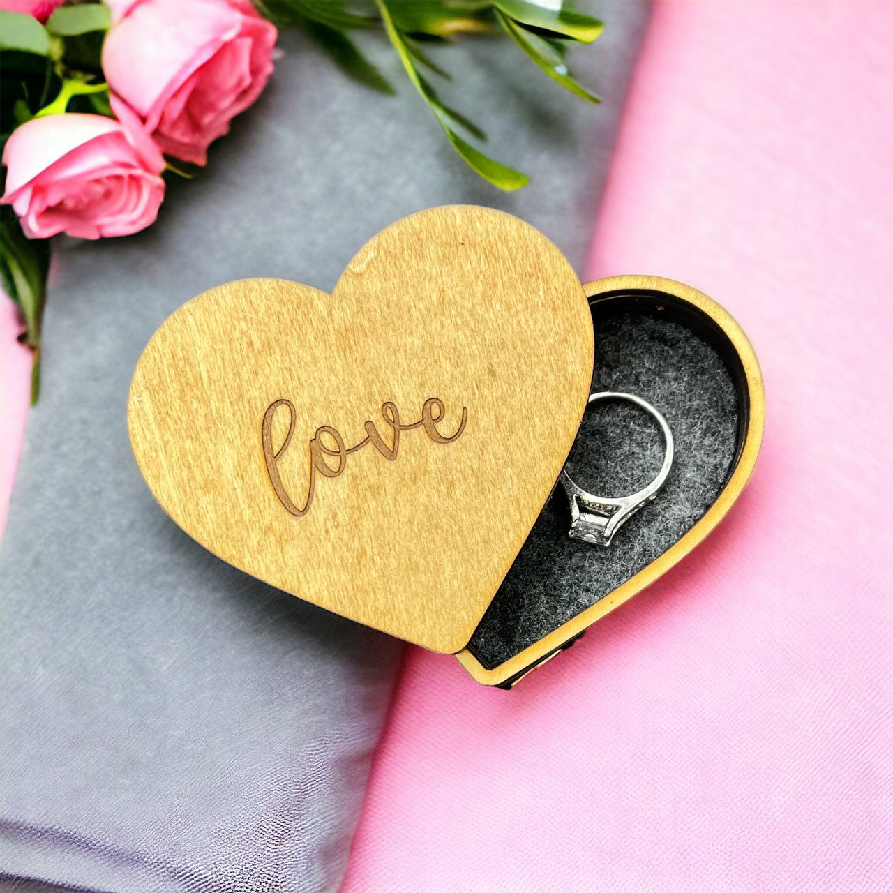 Personalized Heart Trinket Box