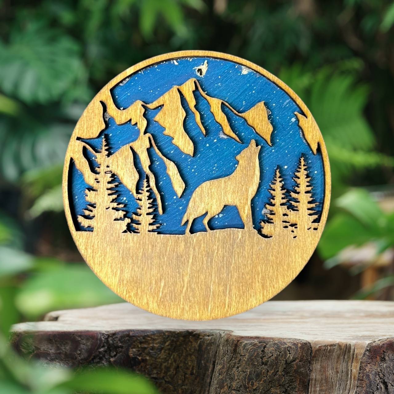 Layered Wildlife Ornaments