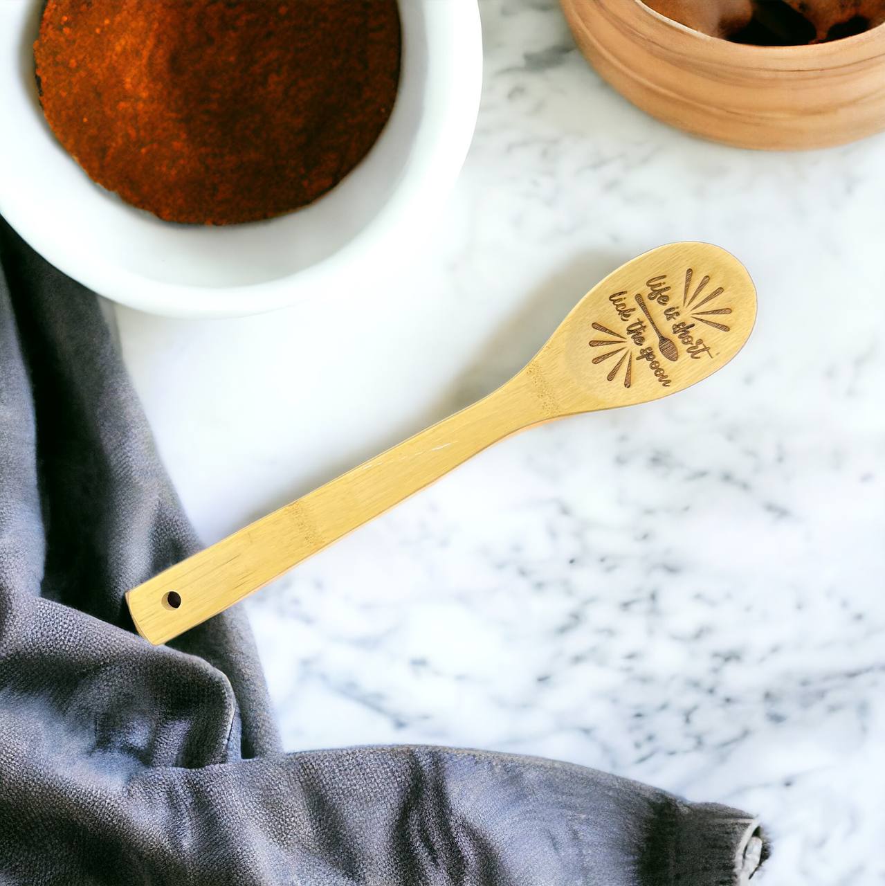 Engraved Wood Spoons