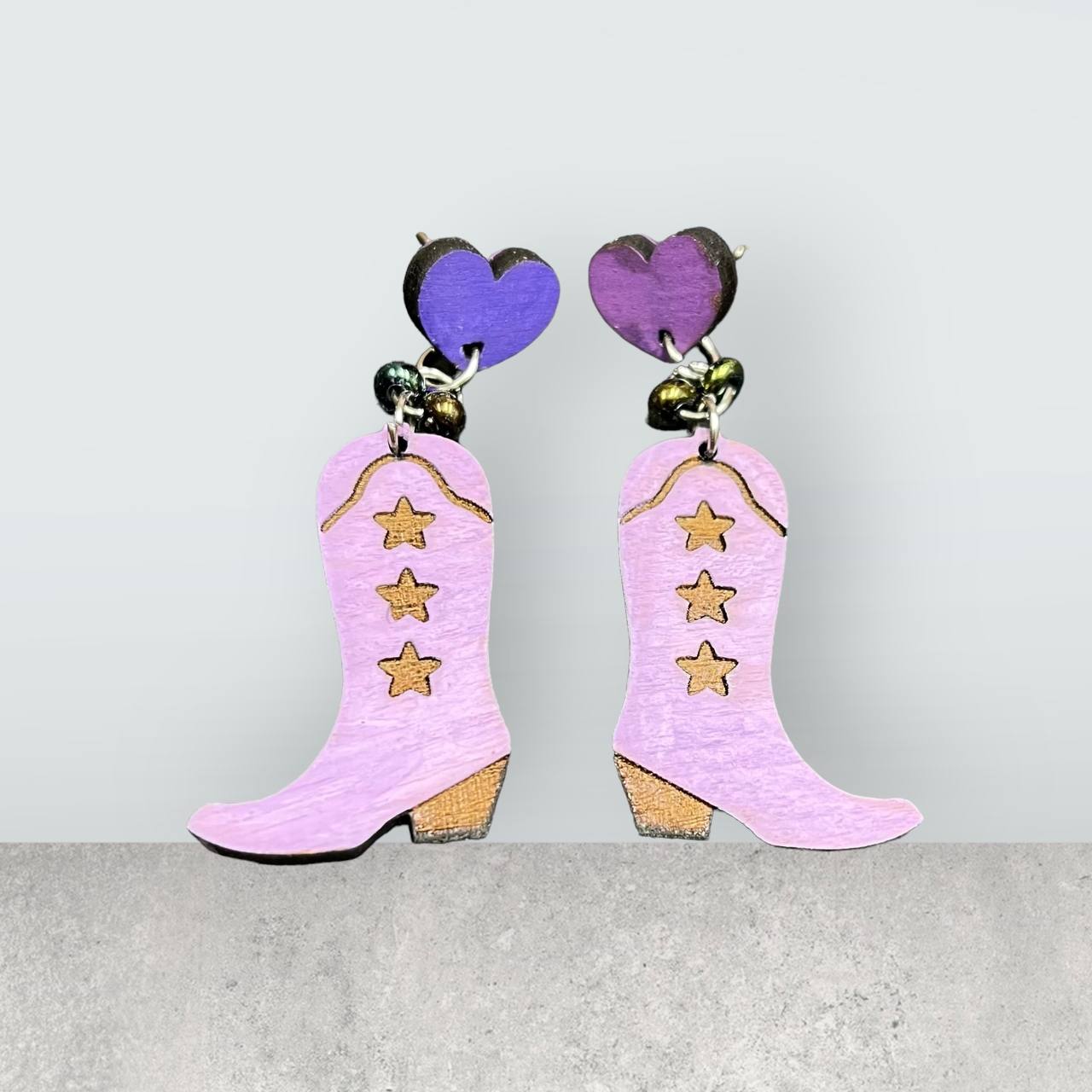 Cowgirl Boot Earrings