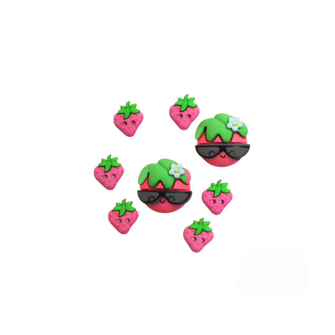 Strawberry Fields Buttons